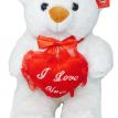 WHITE VALENTINE BEAR